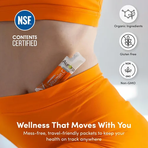 Vista 7 de Aurora Nutrascience - Vitamina C líquida liposomal, suplemento de apoyo inmunológico saludable para adultos, sin azúcar, 3000 mg por porción