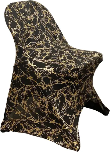 Vista 16 de YOUR CHAIR COVERS - Funda para silla plegable de elastano elástica, color negro