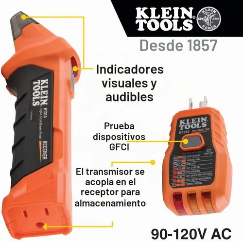 Vista 3 de Klein Tools Kit de buscador y probador de disyuntores