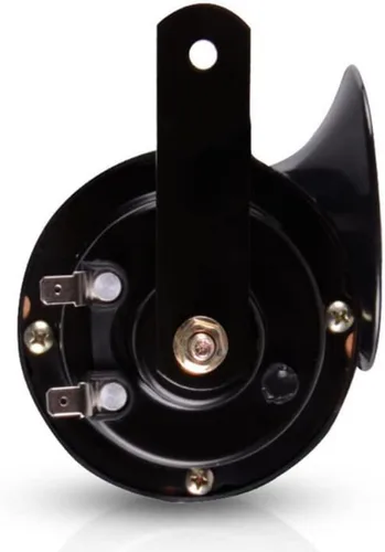 Vista 2 de Bocina de tren para camión, 2 piezas de 12 V, bocina de aire eléctrica para caracol, bocina de aire eléctrica, barco marino, kit de alarma fuerte