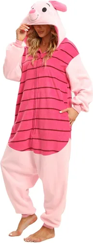 Vista 3 de Wishliker Halloween Stitch Kigurumi Onesie Zipper Pajamas Costume Unisex Adult