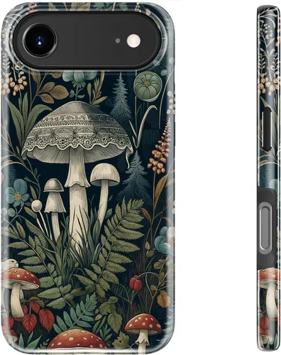 Vista 87 de bemal Funda para iPhone 12 Mini, estética, vintage, floreciente, peonía, concha, femenina, compatible con MagSafe, moderna, única, moderna, moderna