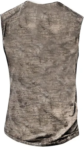 Vista 2 de Ymosrh Men's Gym Tank Tops Top Large Size Casual Breathable Sleeveless Top Loose Print Tank Top Man Shirt Tank Top