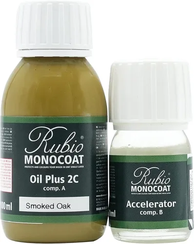 Vista 217 de Rubio Monocoat Tinte y acabado para madera de 650 pies cuadrados - Niebla 5% Oil Plus 2C Aceite de linaza ecológico de secado rápido