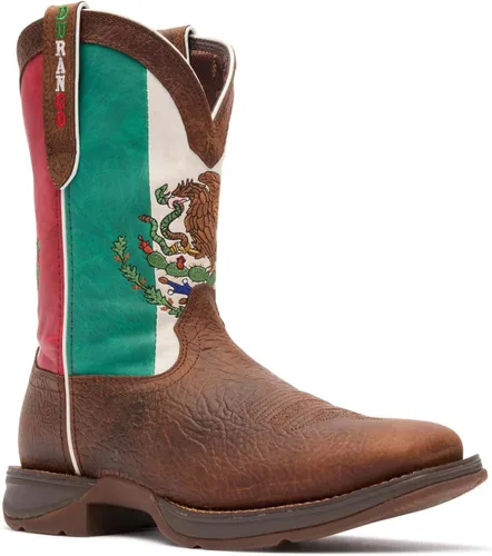 Vista 7 de Durango Botas Western Rebel By Durango con la bandera de México para hombre