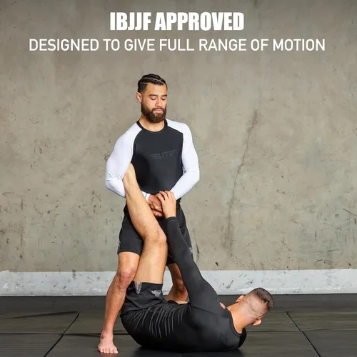 Vista 5 de Elite Sports MMA, BJJJ, No-Gi, protección de entrenamiento de manga corta