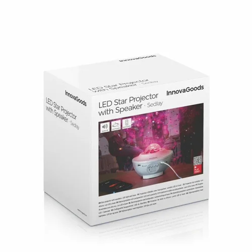 Vista 11 de Proyector LED de Estrellas con Altavoz Sedlay InnovaGoods