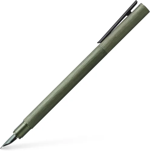 Vista 7 de Faber-Castell NEO Slim - Pluma estilográfica, aluminio plomizo, tamaño mediano