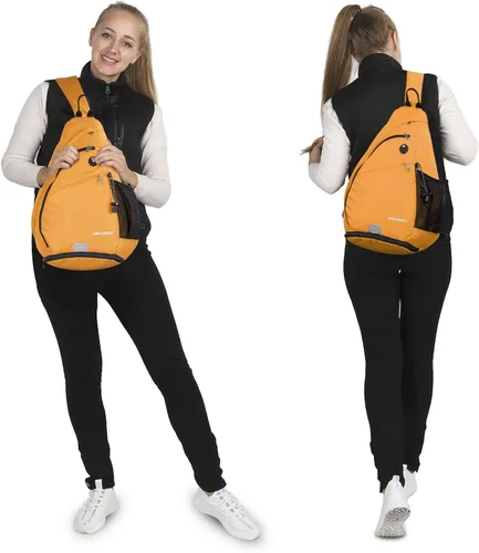 Vista 2 de WATERFLY - Mochila casual tipo bandolera, para llevar en el pecho