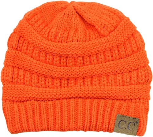 Vista 367 de C.C Trendy Warm Chunky Soft Stretch Cable Knit Beanie