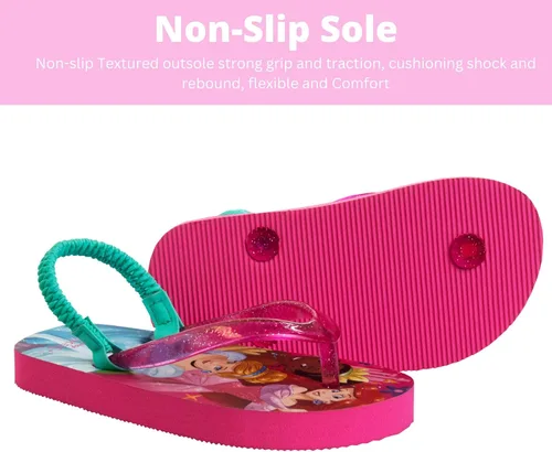 Vista 4 de Disney Sandalias de personajes para niñas y niños, zapatos de agua para niños, Minnie Mouse Mickey Moana Toy Story Elsa Frozen Cars Encanto