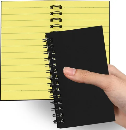 Vista 37 de Jutom 2 cuadernos pequeños en espiral, blocs de notas de 3 x 5 pulgadas, cuadernos de bolsillo pequeños a granel, mini bloc de notas con páginas
