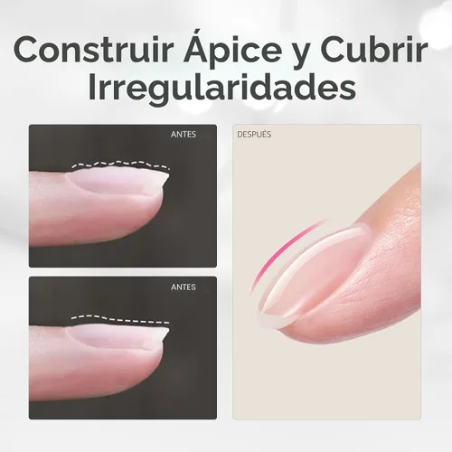 Vista 3 de BORN PRETTY Gel Constructor para Uñas, Gel de Construcción de Uñas de 8 en 1 Transparente para la Cúspide de la Uña y Fortalecedor de Extensión