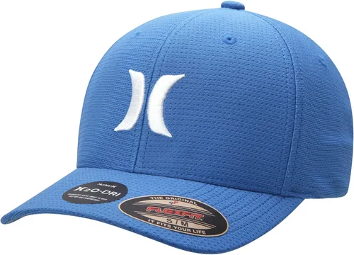 Vista 16 de Hurley Gorra de béisbol para hombre – Gorra ligera de visera curvada H2O Dri ajustada para hombre gris (Dark Smoke Grey)