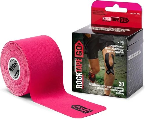 Vista 11 de RockTape Go Cinta adhesiva de kinesiología precortada extra adhesiva (beige)