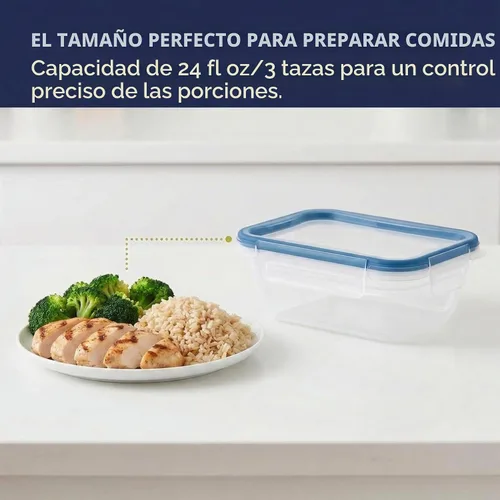 Vista 5 de Snapware Plastic Total Solutions (5 unidades, 3 tazas) Contenedores de almacenamiento de alimentos