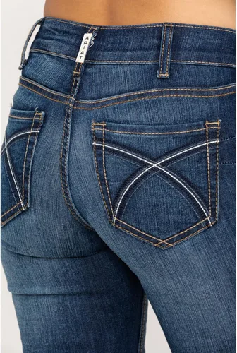 Vista 5 de ARIAT R.e.a.l. Perfect Rise Stretch Rosa - Jeans para mujer