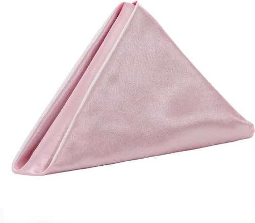 Vista 6 de YOUR CHAIR COVERS - Servilletas de tela de satén lavables de gran tamaño de 20 pulgadas, con dobladillo, reutilizables, para restaurantes, cenas