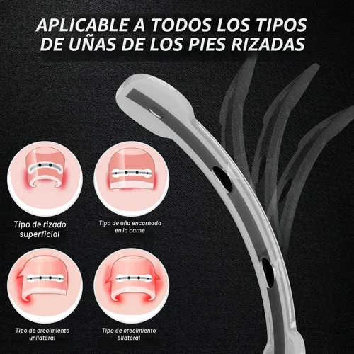Vista 6 de Tratamiento de uñas encarnadas de aleación de titanio, herramientas de uñas y kit de eliminación de uñas encarnadas especialmente diseñado