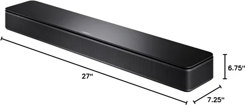 Vista 8 de Bose Altavoz de TV con módulo de graves 500 para barras de sonido, color negro