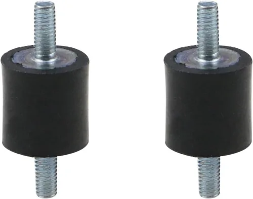 Vista 2 de MY MIRONEY Juego de 4 soportes de goma de 0.591 x 0.591 in Aislador antivibración con pernos M4 x 0.394 in Amortiguador