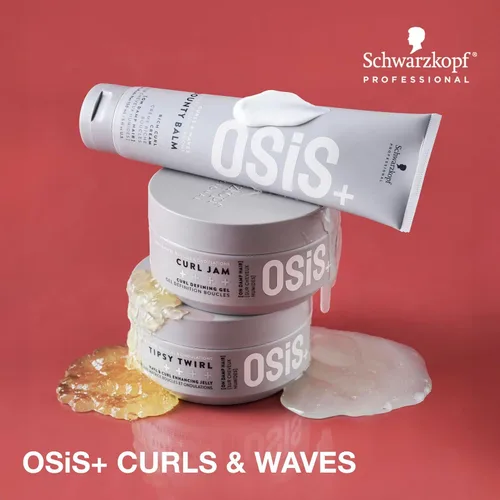 Vista 5 de OSiS+ Curl Jam - Moisturizing Defining Curl Gel for All Curly Hair Types