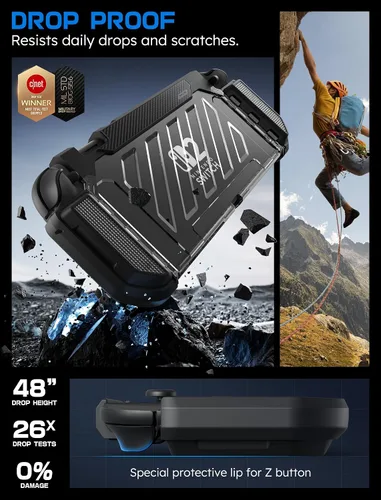 Vista 5 de SUPCASE Funda para Nintendo Switch 2 2025 (Unicorn Beetle Pro), protección de grado militar compatible con controladores magnéticos Joy CÓN