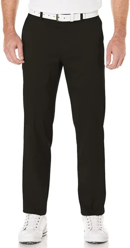 Vista 8 de PGA Tour - Pantalón de golf para hombre con cintura activa y parte frontal plana Caviar