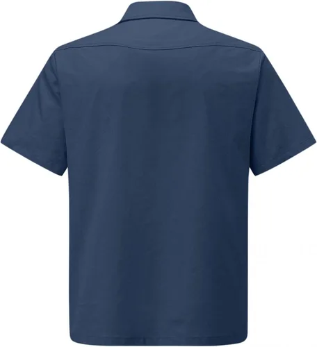 Vista 2 de Camisa de manga corta para hombre diseño de guayabera estilo cubano de lino algodón hippie playa con botones