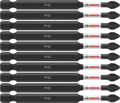 Vista 18 de BOSCH ITPH1102 - Paquete de 2 unidades de 1 pulgada. Phillips #1 Impact Tough Destornillador Brocas de Inserción