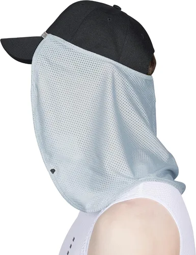 Vista 6 de Sombrero de sol de malla de enfriamiento Escudo Cuello Cortina Transpirable Guardia Polainas Protección UV Unisex Hombres Mujeres Cubierta facial