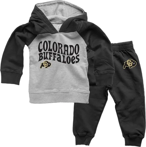 Vista 10 de Wes and Willy Conjunto de pantalón y sudadera con capucha universitaria para bebés y niños pequeños