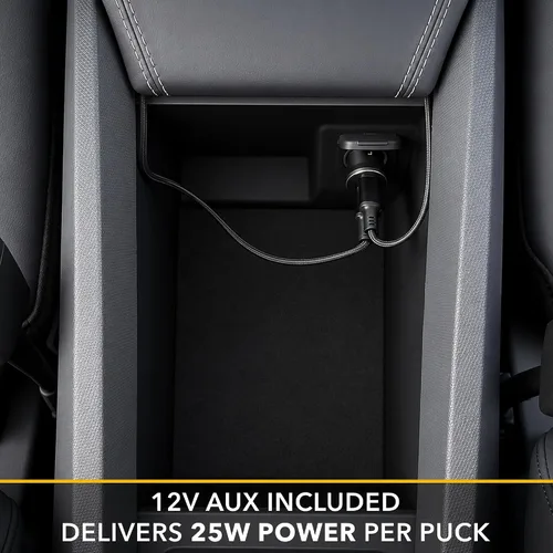 Vista 5 de TWRAPS Cargador de teléfono inalámbrico Qi2 dual para Ford Mustang Mach-E