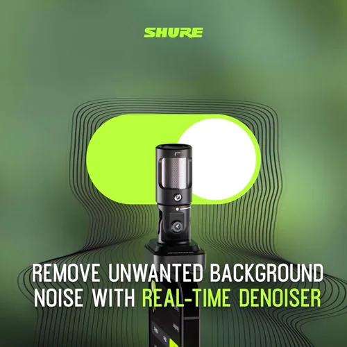 Vista 8 de Shure MV88 - Micrófono USB-C para grabación móvil, micrófono portátil para vlogging con modo de nivel automático, desenoiser en tiempo real
