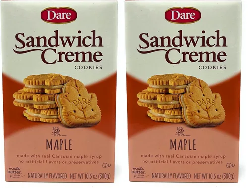 Vista 9 de Dare Galletas, Crema de hoja de arce, 12.3 oz, (cfuda)