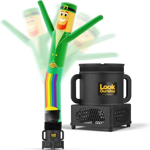 Vista 42 de LookOurWay Juego inflable de tubo para hombre de Halloween Air Dancers Inflable de monstruo loco de 20 pies con soplador de 12 pulgadas Monster