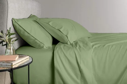 Vista 15 de Axia Linen & Things Fundas de almohada, negro, estándar, 2 piezas 100% algodón egipcio, 600 hilos, patrón sólido