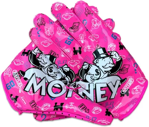 Vista 21 de Battle Guantes deportivos con receptor de velocidad Doom Blanco