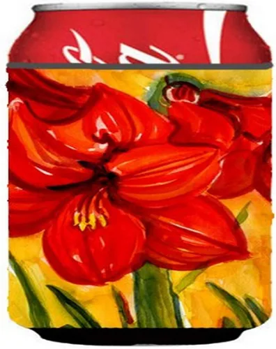 Vista 13 de Caroline's Treasures 6015LITERK Flower – Bird of Paradise Botella de vino Hugger Botella Enfriador de Frigorífico Hugger Funda Abrazadora Lavable a