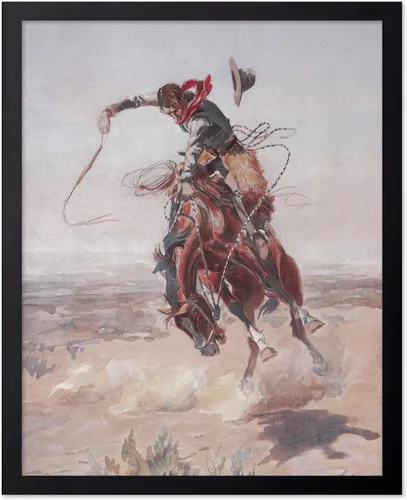 Vista 42 de Poster Master Vintage A Mexican Vaquero Print – Póster retro de vaquero – Arte occidental – Diseño de pared del salvaje oeste – Regalo para hombres