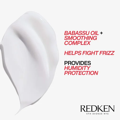 Vista 7 de Redken Frizz Dismiss Champú, acondicionador y tratamiento Rebel Tame Set para cabello encrespado - Suaviza el cabello y maneja el encrespamiento