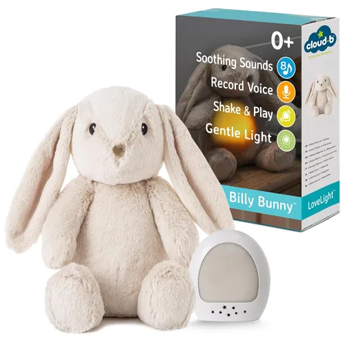 Vista 12 de Cloud b Máquina de sonido con ruido blanco y sonidos relajantes Animal de peluche tierno Configuraciones ajustables y apagado automático
