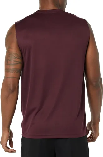 Vista 3 de Tienda Essentials Camiseta sin mangas Performance Tech Muscle para hombre, paquete de 2