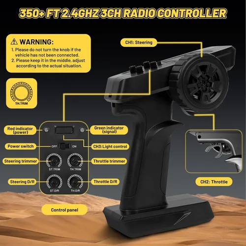 Vista 5 de JT20W-V2 - Coche RC 1/20 a escala 4WD sin escobillas para adultos, camión RC de pasatiempo de alta velocidad de 45KPH, vehículo eléctrico