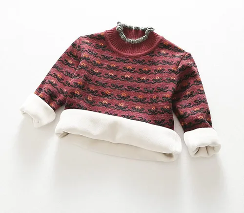 Vista 6 de Camisetas para bebé niña, suéter con mangas de suéter, ropa de una niña larga con fondo largo para niñas de bebé simple