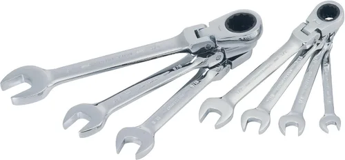 Vista 8 de CRAFTSMAN Juego de trinquete SAE Flex reversible de 72 dientes, acabado cromado (CMMT87010)