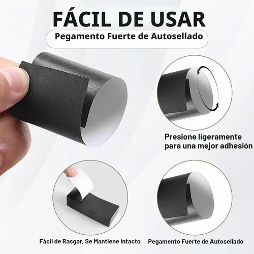 Vista 4 de Germiwipe 2500 servilleteros, servilleteros de papel autoadhesivos, (negro)