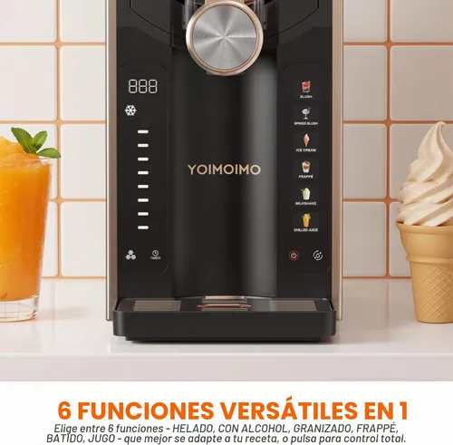 Vista 5 de Máquina de granizado de 88OZ y máquina de helado de servicio suave