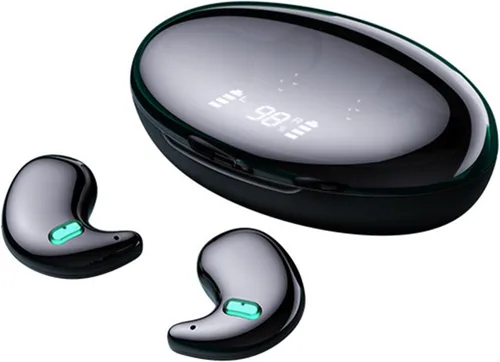 Vista 10 de Auriculares para dormir, inalámbricos Bluetooth, auriculares invisibles, cómodos con cancelación de ruido, para dormir de lado, para insomnio Rosado
