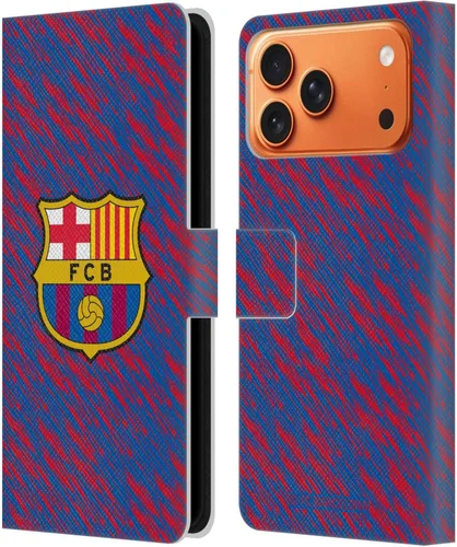 Vista 82 de Head Case Designs Funda de piel con licencia oficial del FC Barcelona Barca Crest Patterns, tipo cartera, compatible con Apple iPhone 11